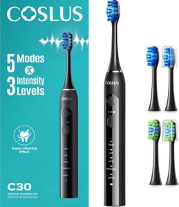 COSLUS C30 Sonic Electric Toothbrush - Only £6.99