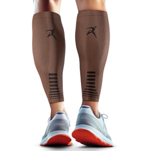 Rymora Calf Compression Sleeves Unisex One Pair Deep Cocoa Small