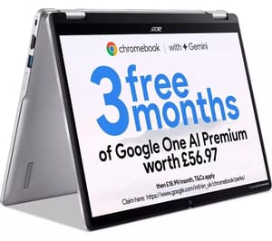 ACER Spin 314 14" 2 in 1 Chromebook - Intel Core I3, 128 GB eMMC, Silver