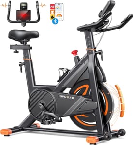 DEAL STACK - Toputure 2026 Exercise Bike, 15kg Flywheel, Magnetic, 350 Lb