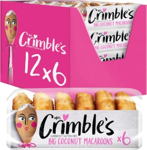 Mrs Crimble's Gluten Free Coconut Macaroons 6 Pack - £1.18 S&S