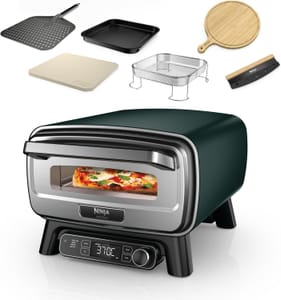Ninja Artisan Electric Outdoor Pizza Oven & Air Fryer, Green