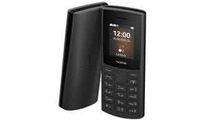 Nokia 105 2nd Edition Mobile Phone Vodafone Charcoal