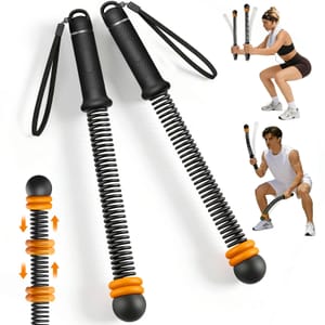 Pinailon Ropeless Battle Ropes Portable Cordless Home Gym Black