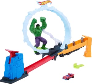Hot Wheels Spider-Man and Hulk Track Set with Die-Cast Vehicle