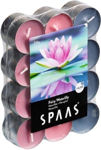 Spaas 24 Scented Tealights, 4.5 Hours, Fairy Waterlily - £4.74 S&S