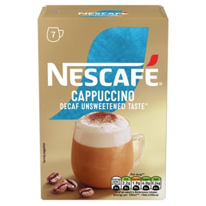 DEAL STACK - Nescaf Cappuccino Decaf Sachets 7-Pack - £1.24 S&S Voucher