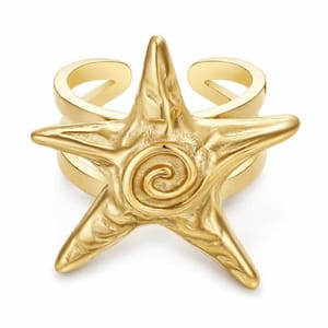 Lani Starfish Ring in Gold or Silver