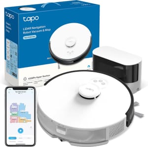 Tapo RV30C Robot Vacuum Mop LiDAR Navigation, Alexa & Google