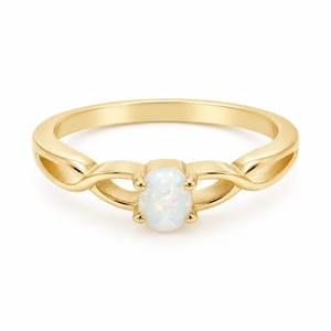 Rita Opal Ring - Gold or Silver