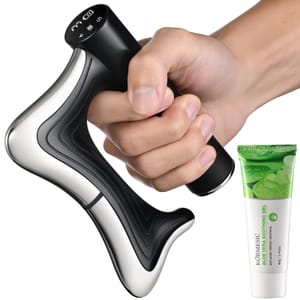 Electric Muscle Scraper with EMS and Heated Fascia Knife Massager