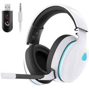 Gvyugke Gaming Headset: 2.4GHz Wireless, Bluetooth 5.2, Cross-Platform