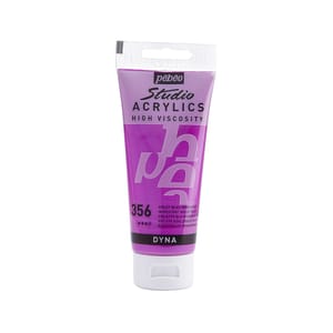 PEBEO 832-356 100ml Studio Acrylic Paint, Iridescent Violet Blue