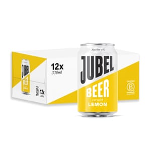 DEAL STACK - JUBEL Lemon Gluten Free Lager 4% ABV - £16.49 S&S Voucher