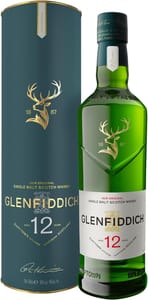 Glenfiddich 12 Year Old Single Malt Scotch Whisky, 40% - 70cl (£30.40 S&S)