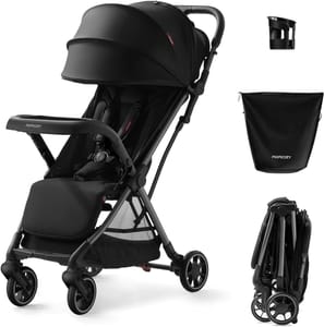Momcozy ClickGo Lightweight Stroller, Compact Travel Stroller for Airplane