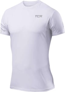TCA Atomic Quick-Dry T-Shirt, UPF 50+, White, L