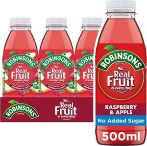 Robinsons RTD Raspberry & Apple 500 Ml Pack of 12 - £8.50 S&S