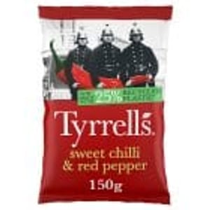 Tyrrells Sweet Chilli & Red Pepper Crisps 150g