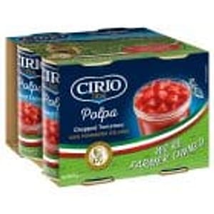 Cirio Polpa Chopped Tomatoes 4x400g