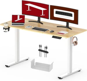 SANODESK 140 * 60 Electric Standing Desk Height Adjustable Desk