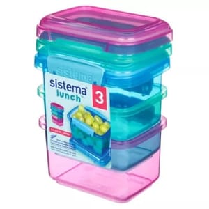 Sistema 400ml Food Storage Containers 3pk