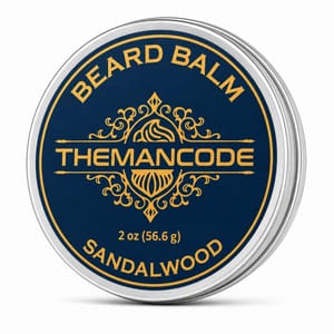 DEAL STACK - THEMANCODE Sandalwood Beard Balm for Men, 2 Oz - £7.49 S&S Voucher