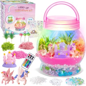MELAND Unicorn Terrarium Kit for Girls