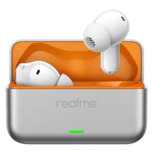 Realme T500 Pro Earbuds, 50dB ANC, Bluetooth 6.1, Silver