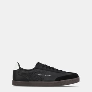 Pretty Green Men's Moorgate Leather Court Trainers