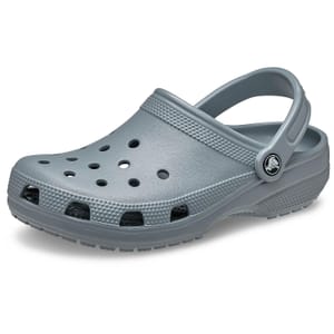 Crocs Classic Unisex T-Bar Pumps Grey Concrete UK 9W/8M