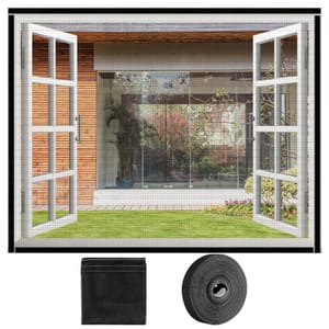 TAIANJI Cat Window Guard 100x130cm Self-Adhesive Detachable Fly Screen