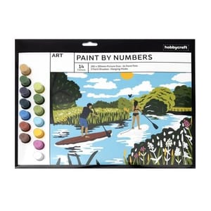 Paddleboarding Paint by Numbers