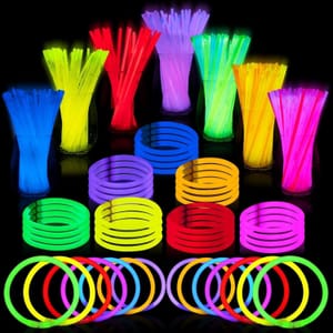 JOYIN 100 Pack Glow Sticks Bulk 8" (20cm) Party Accessories