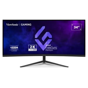 ViewSonic VX3418C-2K 34in VA QHD UltraWide 180Hz 1ms Curved Monitor