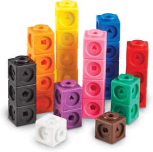 MathLink Cubes Set of 100 by Learning Resources Ages 5+