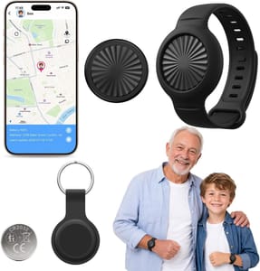 GPS Tracker for Kids, No Monthly Fee, Real-Time, iOS/Android, IP67