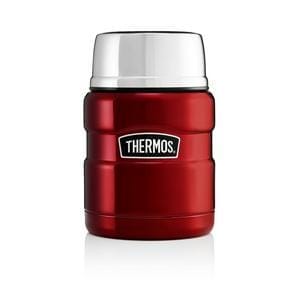 Thermos Stainless King Red Food Flask 470ml