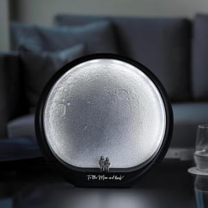 Mamre Astronaut Couple 3D Moon Lamp Rechargeable Night Light