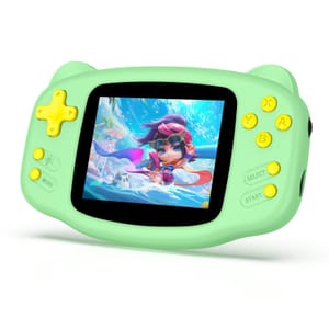 Portable 16-Bit Handheld Console with 300 Classic Games, 3.2" IPS