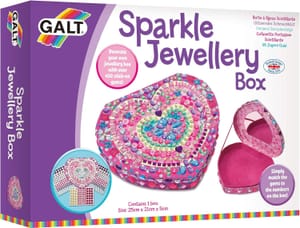 Galt Toys Sparkle Jewellery Box Craft Kits for Kids 6+