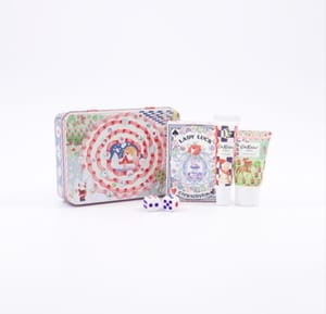 Cath Kidston CK Xmas Journey Hand Lip Games Tin Hand Cream 30ml Lip Balm