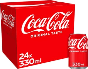 Coca-Cola Original Taste 24 X 330ml - £11.87 S&S