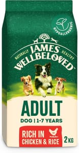 James Wellbeloved Hypoallergenic Dry Dog Food Chicken & Rice - £6.42 S&S Voucher
