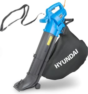 Hyundai 3000W Electric Leaf Blower Vacuum & Mulcher, 3-in-1 Garden Leaf Vacuum