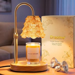 Draome Candle Warmer Lamp - Dimmable & Timer