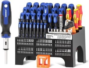 SORAKO 118-Piece Magnetic Screwdriver Set, Ratchet & Precision Kit