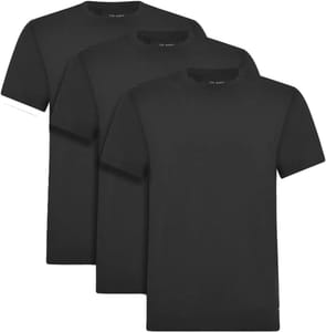 Small Ted Baker Mens 3-Pack Breathable Cotton Stretch Crew Neck T-Shirt
