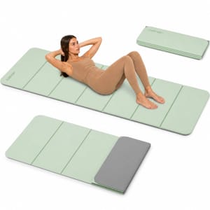AIRHOP 10mm Foldable TPE Yoga Mat Non-Slip