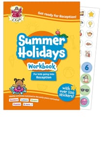 CGP Summer Holidays Activity Workbook - for Kids Going into Reception